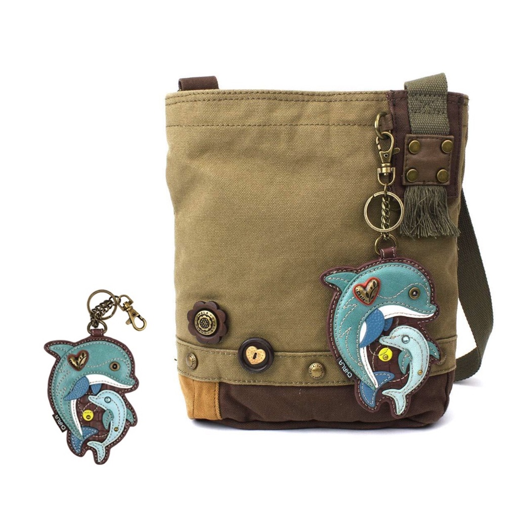 Chala Dolphin Key Fob Coin Purse